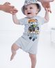 Monster Jam Monster Jam One Piece Romper and Bucket Hat Set - 2