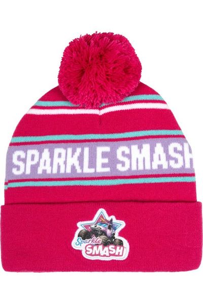 Monster Jam Monster Jam Sparkle Smash Knit Beanie Hat