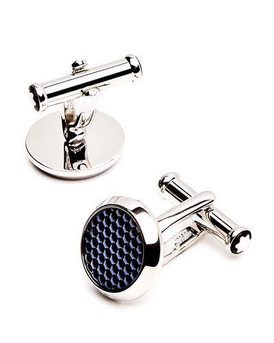 Montblanc Montblanc Lacquer Inlay Round Cufflinks