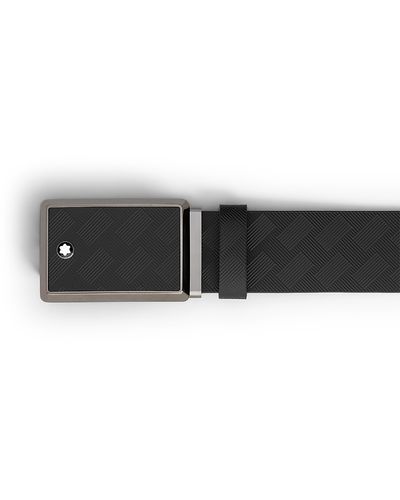 Montblanc Montblanc Men's Extreme 3.0 Leather Plaque Buckle Belt