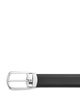 Montblanc Montblanc Men's Horseshoe Stainless Steel Reversible Leather Belt - 2
