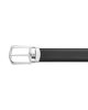 Montblanc Montblanc Men's Horseshoe Stainless Steel Reversible Leather Belt - 4
