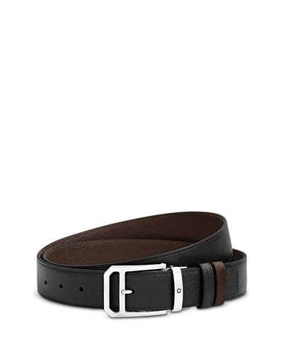 Montblanc Montblanc Men's Sartorial Leather Reversible Belt