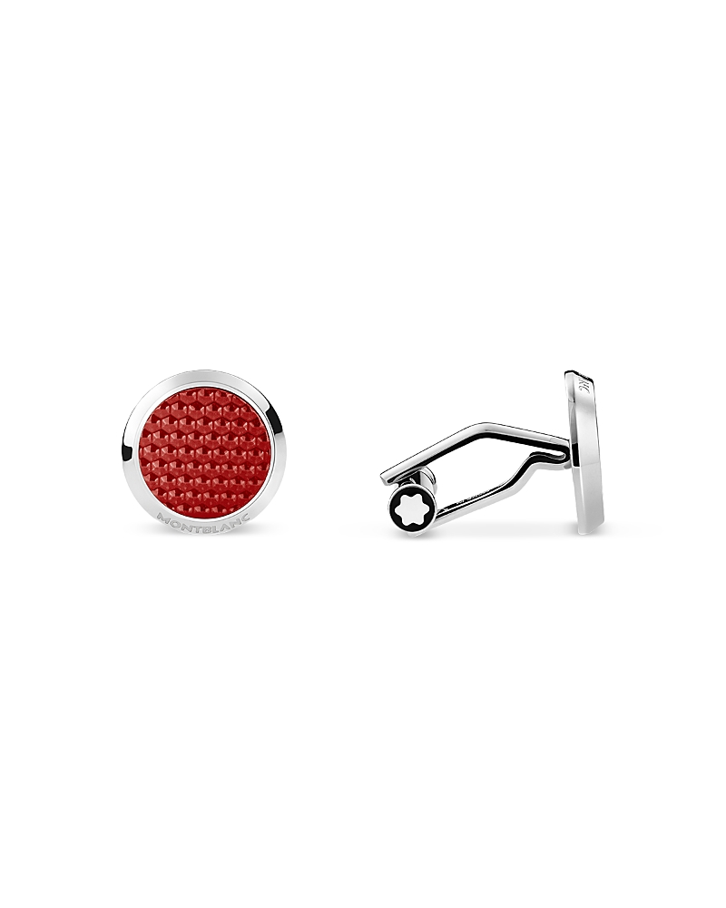 Montblanc Montblanc Red Hour Round Cufflinks