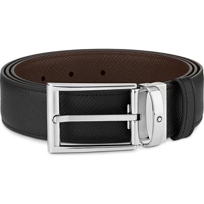 Montblanc Montblanc Trapeze Reversible Leather Belt