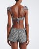 Montce Montce Cabana gingham seersucker bikini top - 4