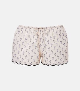 Montce Montce Cynthia floral scalloped cotton shorts