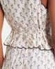 Montce Montce Cynthia floral scalloped cotton vest - 6