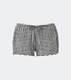 Montce Montce Gingham scalloped shorts