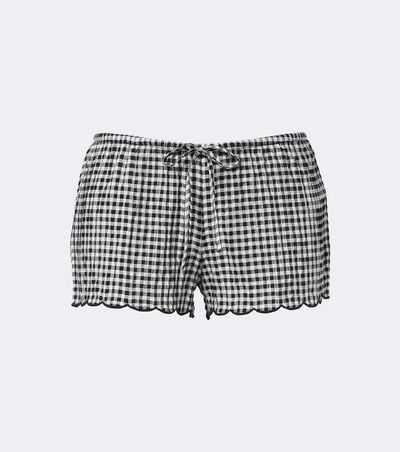 Montce Montce Gingham scalloped shorts