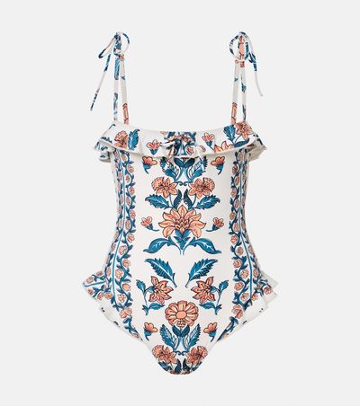 Montce Montce Jacelyn floral ruffled swimsuit