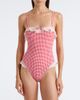 Montce Montce Jacelyn gingham ruffled swimsuit - 2