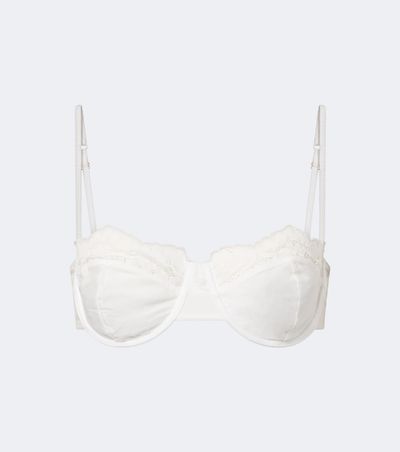 Montce Montce Lace-trimmed cotton bra top