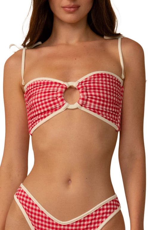 MONTCE MONTCE Lulu Gingham Bikini Bottoms