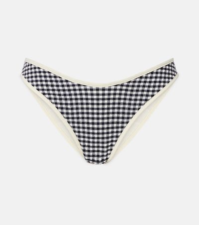 Montce Montce Lulu gingham seersucker bikini bottoms