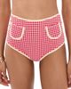 Montce Montce Micro Polly Bikini Bottoms Red Micro Gingham - 1