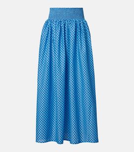 Montce Montce Millie plaid cotton maxi skirt