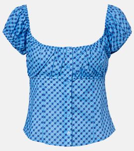 Montce Montce Millie plaid cotton top