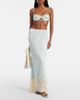 Montce Montce Natalia lace-trimmed satin slip skirt - 2