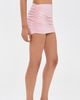 Montce Montce Pale Blush Silkie Ruched Micro Skirt Pale Blush Silkie - 4