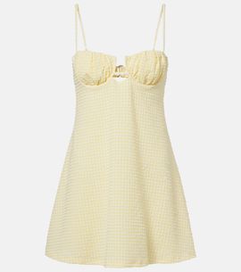 Montce Montce Petal gingham minidress