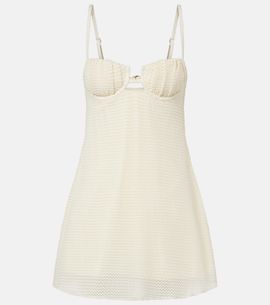 Montce Montce Petal knitted minidress