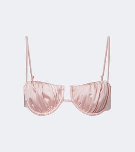 Montce Montce Petal ruched bikini top