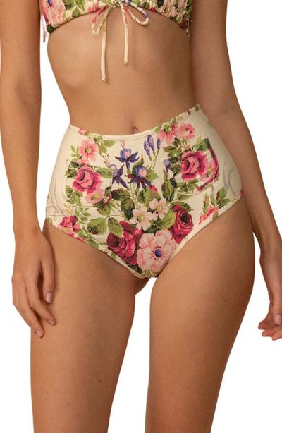 MONTCE MONTCE Polly Floral High Waist Bikini Bottoms