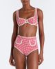 Montce Montce Romy gingham seersucker bikini top - 2