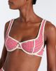 Montce Montce Romy gingham seersucker bikini top - 3