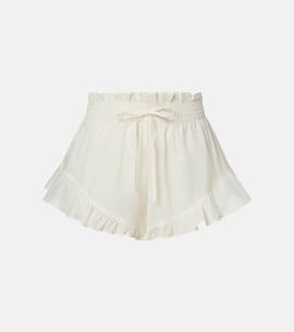 Montce Montce Ruffled cotton shorts