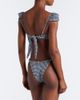 Montce Montce Sandra polka-dot seersucker bikini bottoms - 4
