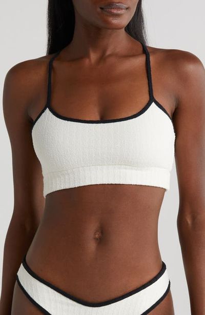 MONTCE MONTCE Simple Rib Terry Bikini Top