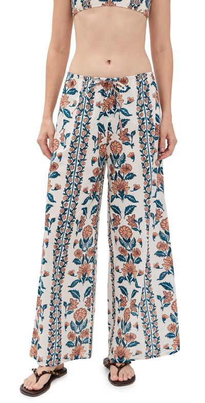 Montce Montce Winona Floral Drawstring Wide-Leg Pants Winona Floral