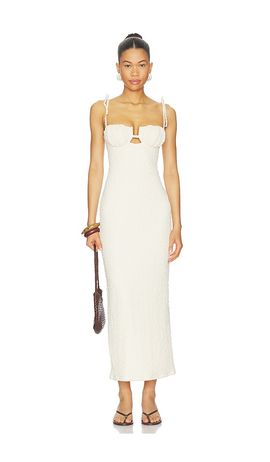 Montce Montce X Elsa Hosk Petal Long Slip Dress