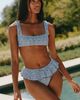 Montce Tamarindo Ruffle High-Waist Bikini Bottoms - 1
