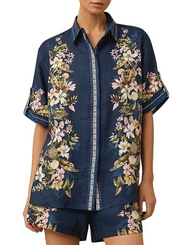 Monte & Lou Monte & Lou Maya Linen Shirt
