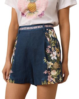 Monte & Lou Monte & Lou Maya Linen Shorts