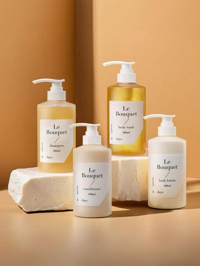 month&days Shampoo + Conditioner + Body Wash + Body Lotion 500ml Full Package (Choose 1 from 5 types)