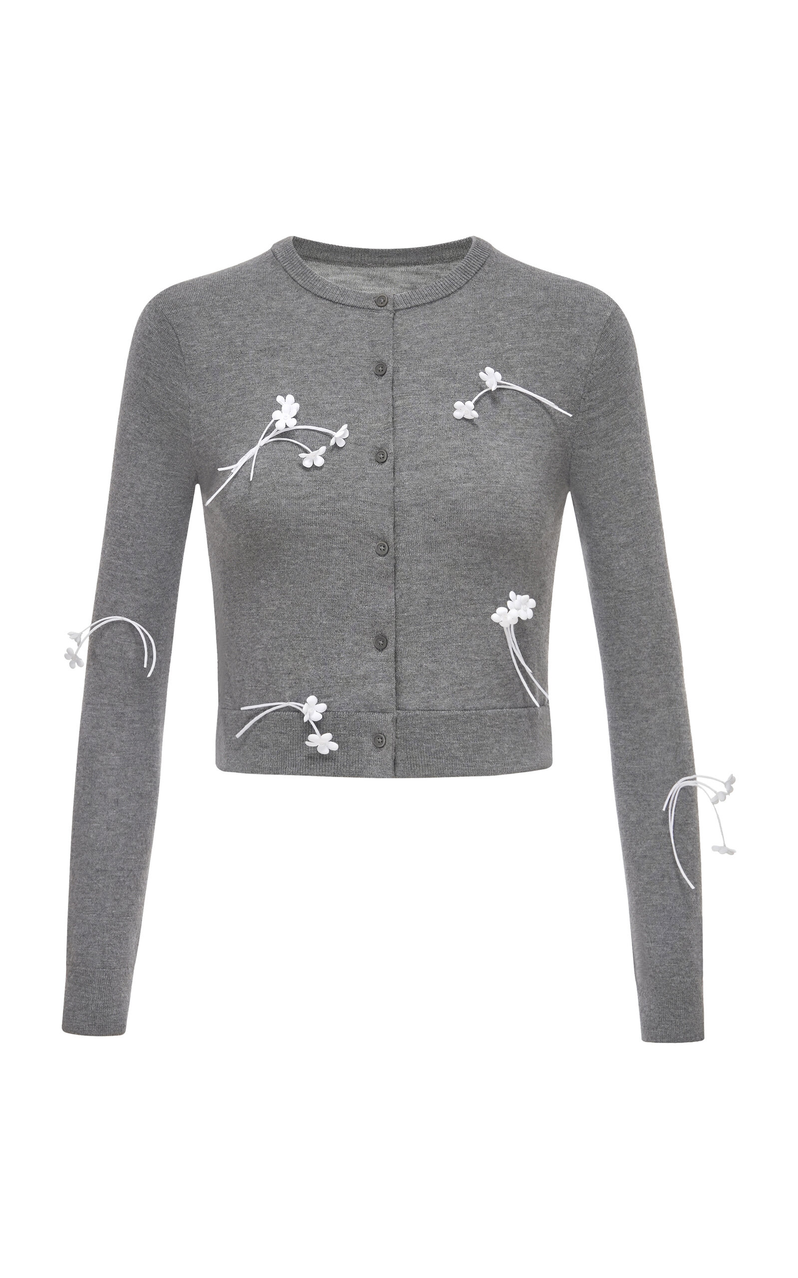 MONTSAND MONTSAND 3D Floral CottonModal Cardigan