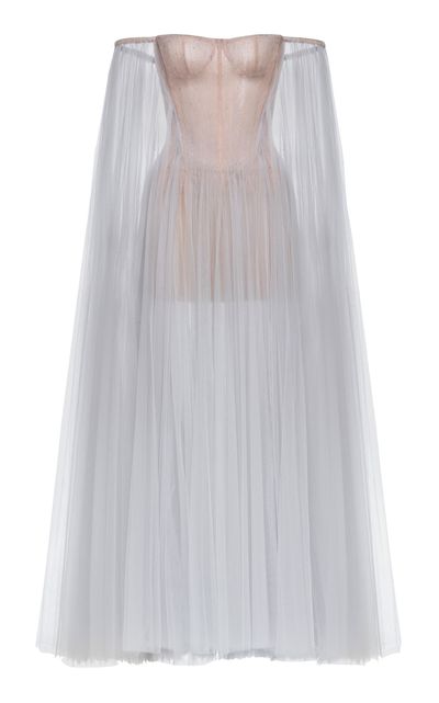 MONTSAND MONTSAND Tulle OffShoulder Maxi Dress