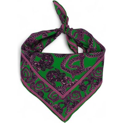 Monzlapur Monzlapur Silk Snake Scarf