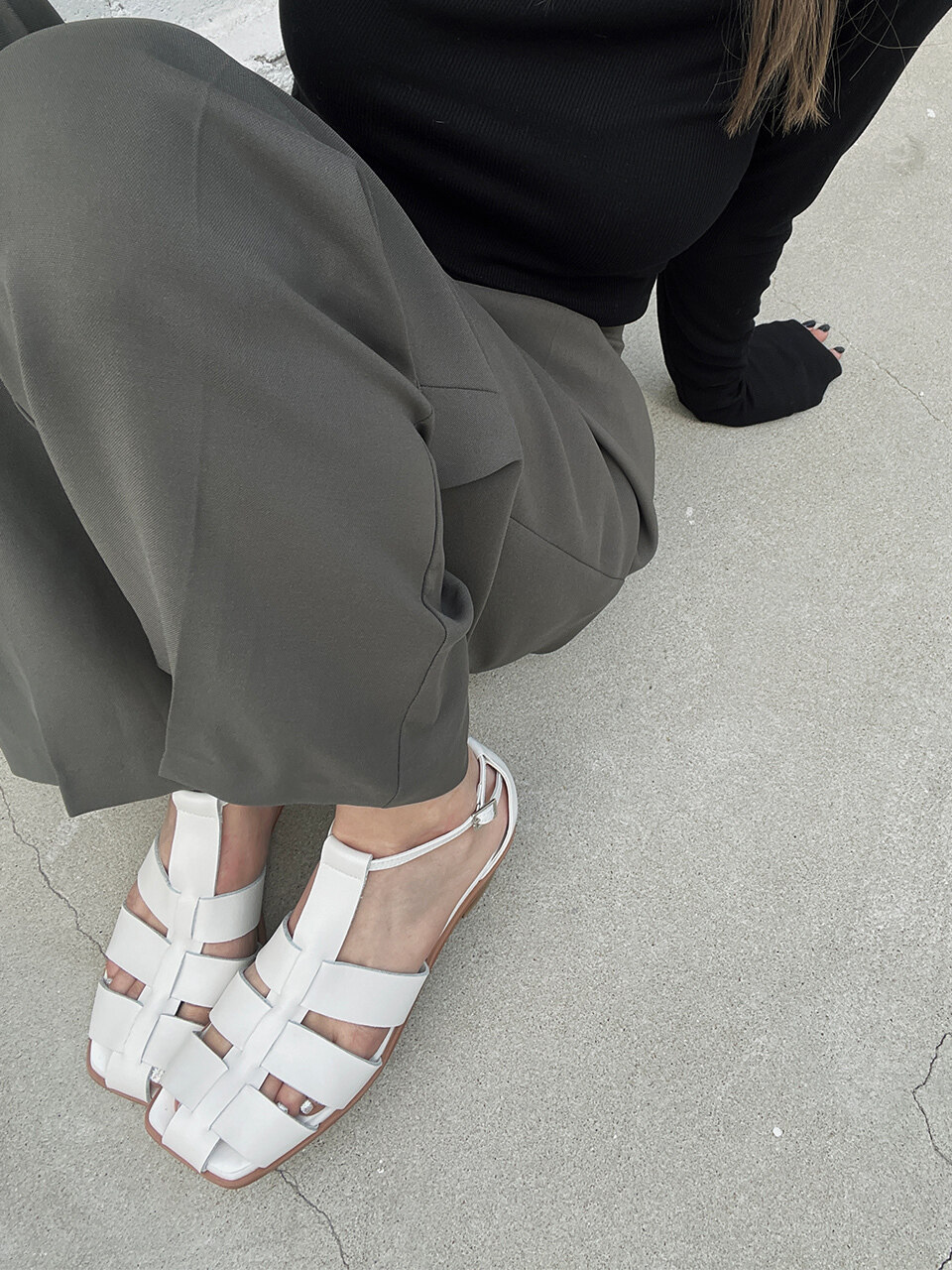 MOODNIGHT ANNA Fisherman Strap Sandals_5color 5cm