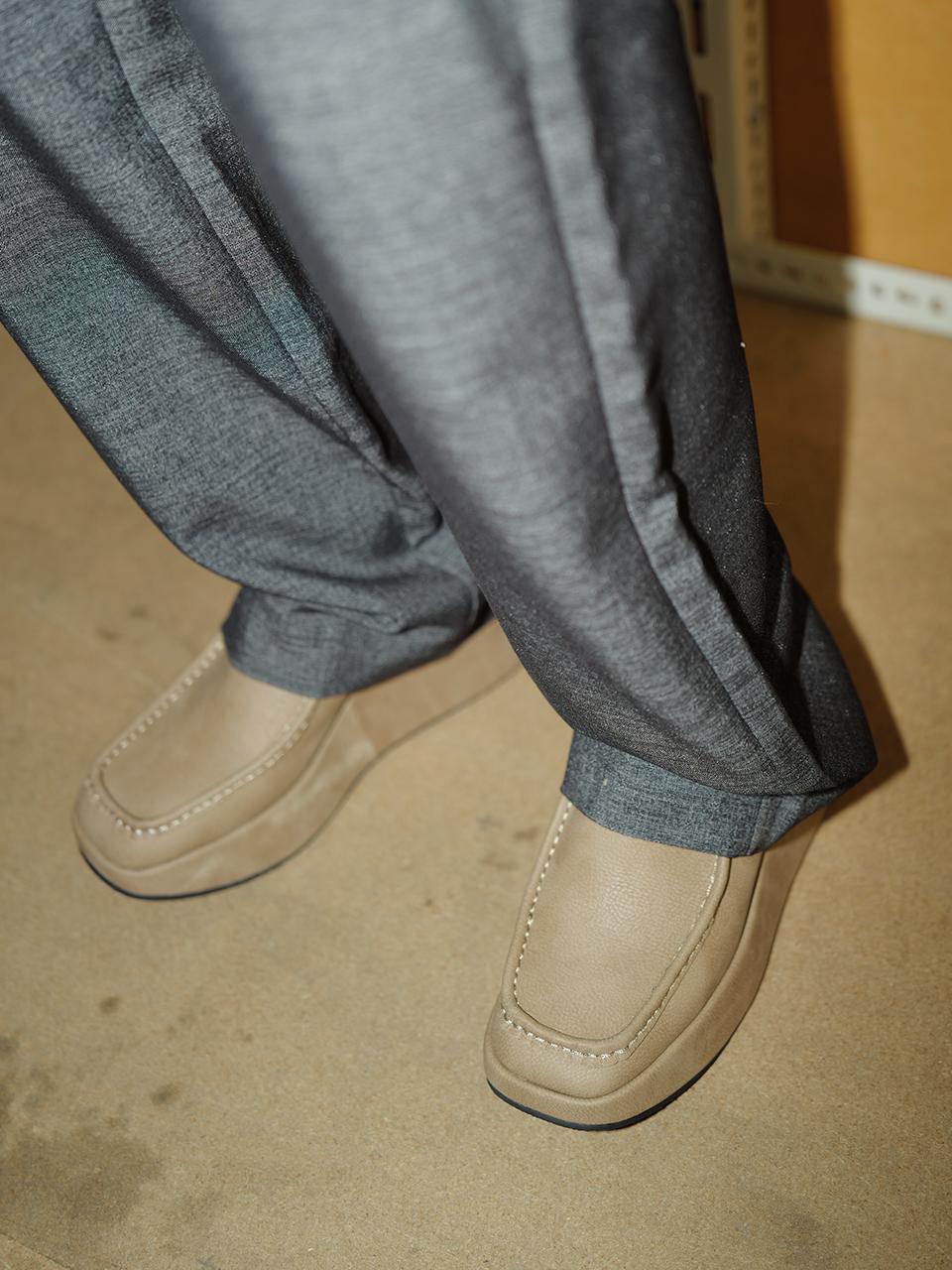 MOODNIGHT Detachable U-tip Square Wedge Clog