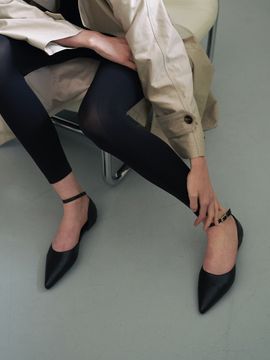 MOODNIGHT GAIA Mary jane flat shoe_2color 1cm