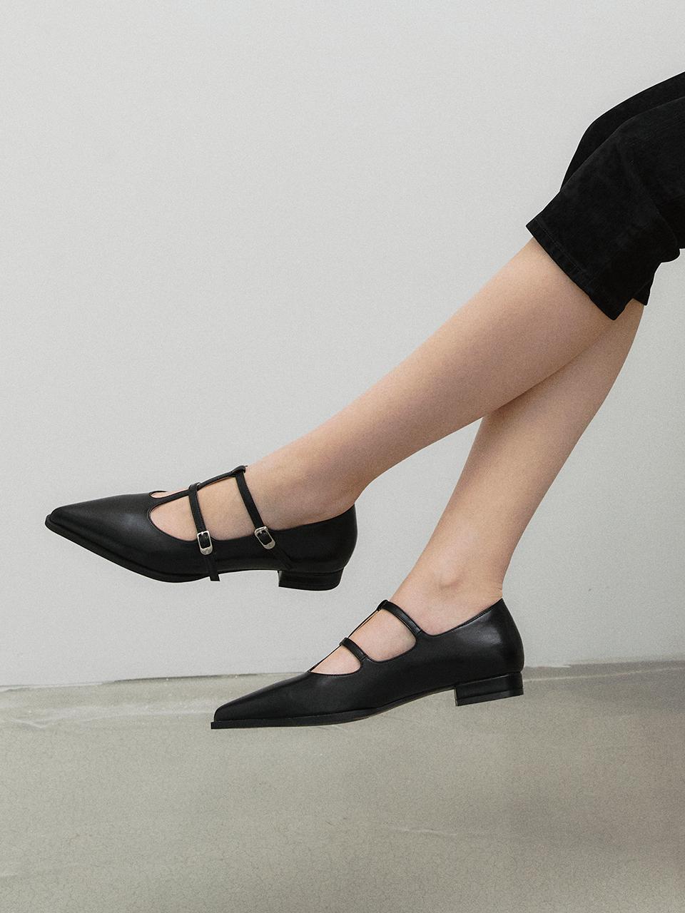 MOODNIGHT Joan Pointy Toe Mary Jane Shoes 2cm