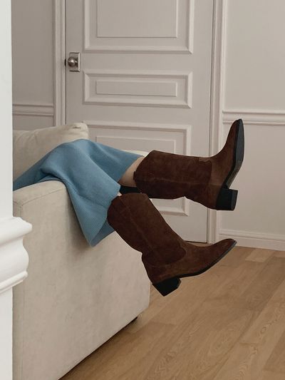 MOODNIGHT Knox Western Mid Boots_Chocolate