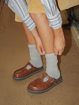MOODNIGHT Perforated Embossed Texture Clog