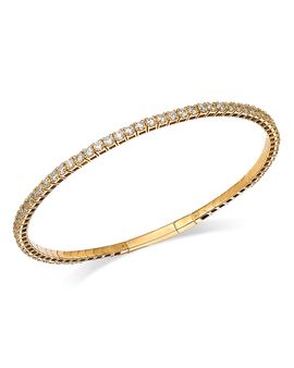 Moon & Meadow Lumeniri 14K Yellow Gold Lab Grown Diamond Flexible Bangle Bracelet