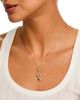 Moon & Meadow Moon & Meadow 10K Yellow Gold Lab Grown Diamond Heart Multi Charm Pendant Necklace, 0.25 tcw - 2